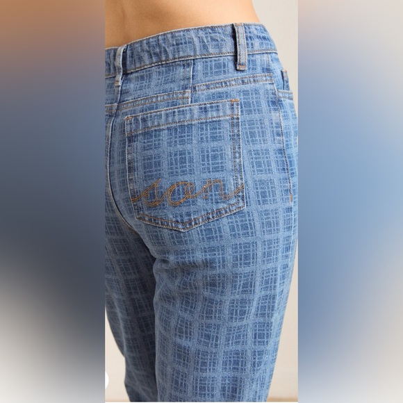 Free People x Damson Madder Tovie Jeans Size 14 NWT - Picture 2 of 16